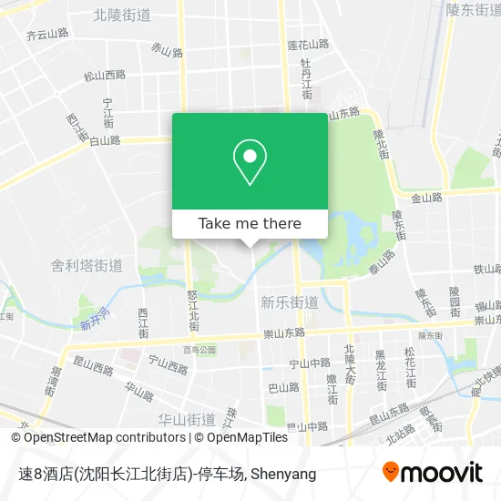 速8酒店(沈阳长江北街店)-停车场 map