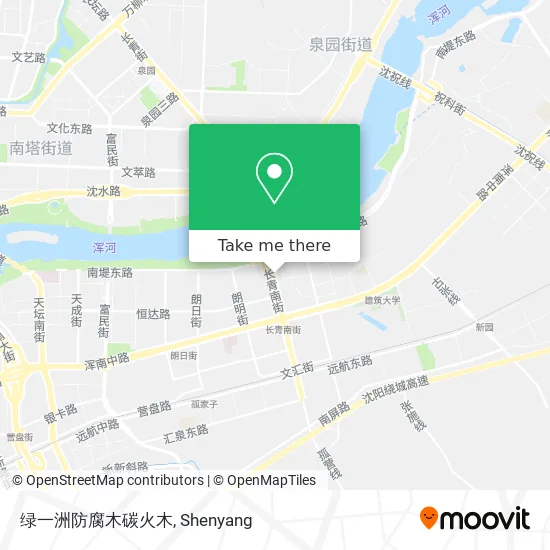 绿一洲防腐木碳火木 map