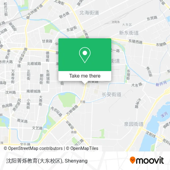 沈阳菁烁教育(大东校区) map