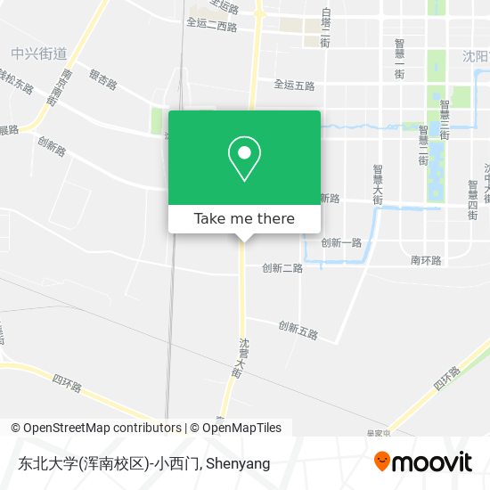 东北大学(浑南校区)-小西门 map