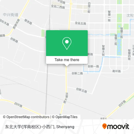 东北大学(浑南校区)-小西门 map