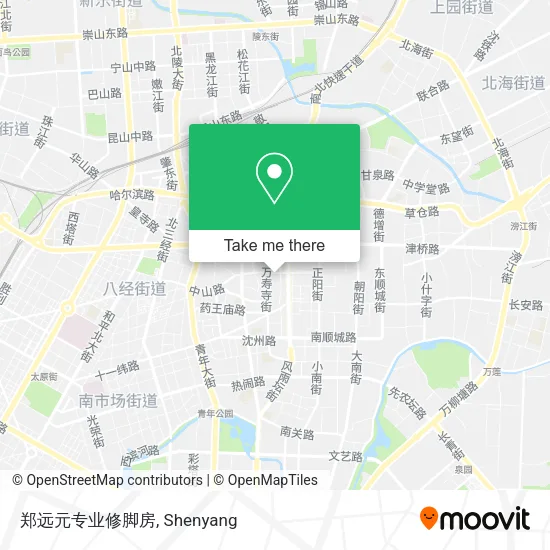 郑远元专业修脚房 map