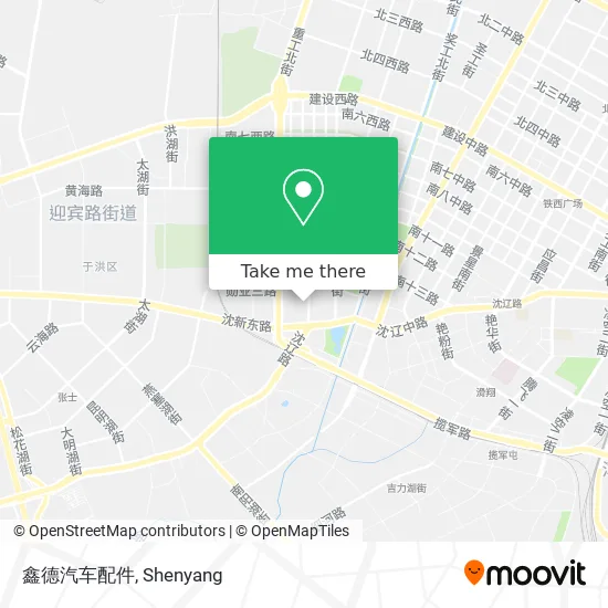 鑫德汽车配件 map
