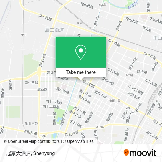 冠豪大酒店 map