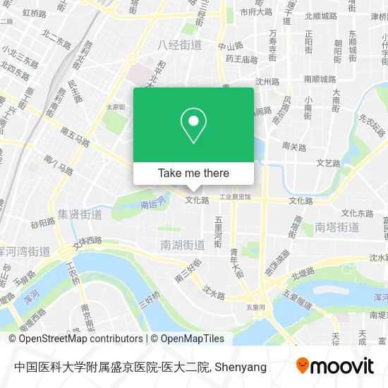 中国医科大学附属盛京医院-医大二院 map