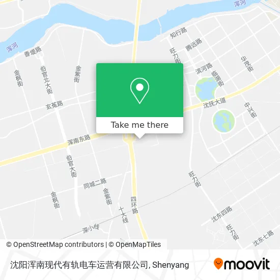 沈阳浑南现代有轨电车运营有限公司 map