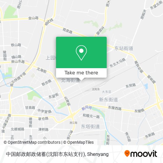 中国邮政邮政储蓄(沈阳市东站支行) map