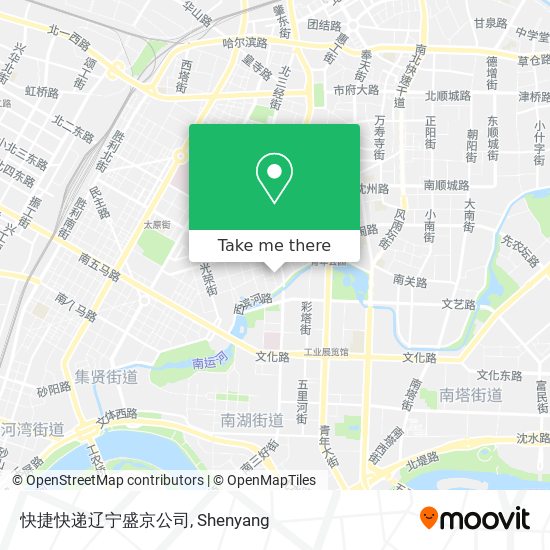 快捷快递辽宁盛京公司 map