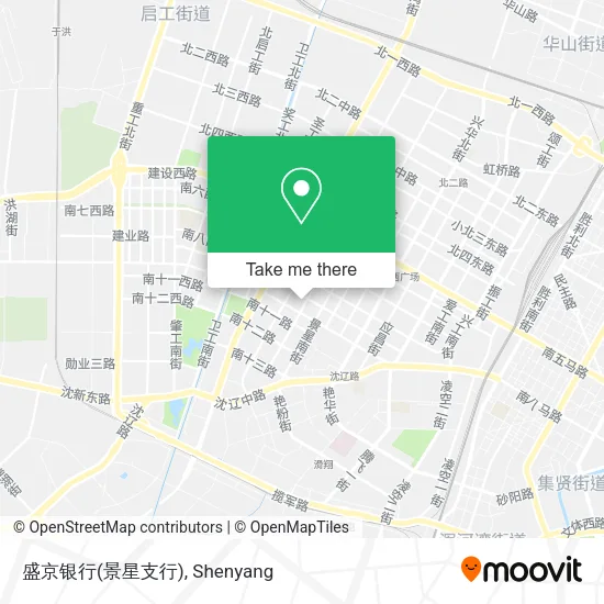 盛京银行(景星支行) map