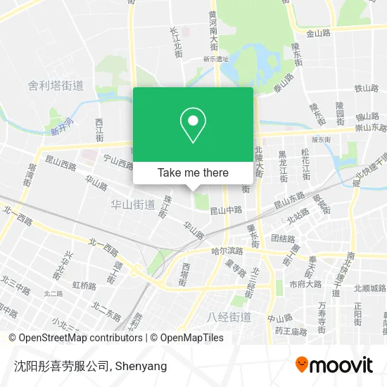沈阳彤喜劳服公司 map