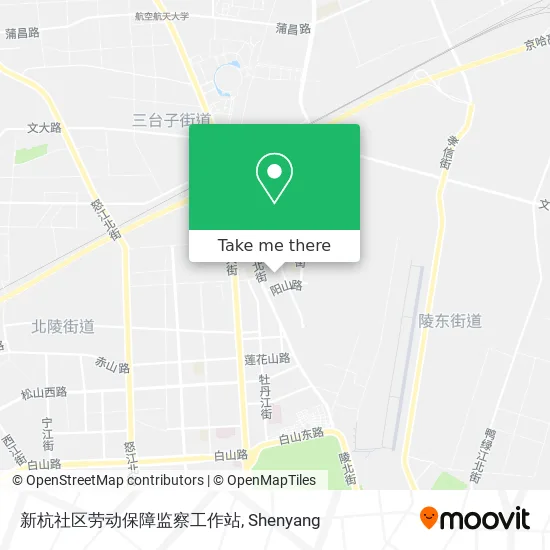 新杭社区劳动保障监察工作站 map
