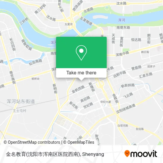 金名教育(沈阳市浑南区医院西南) map