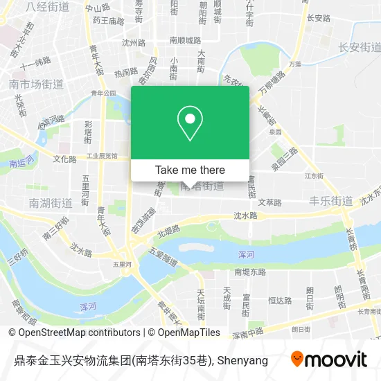 鼎泰金玉兴安物流集团(南塔东街35巷) map