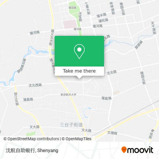 沈航自助银行 map