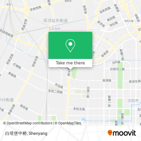 白塔堡中桥 map