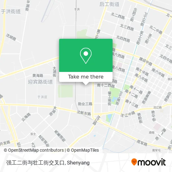 强工二街与壮工街交叉口 map