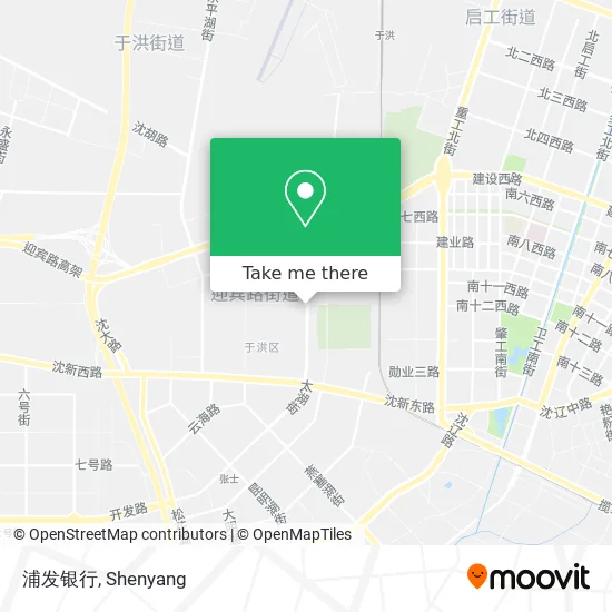 浦发银行 map