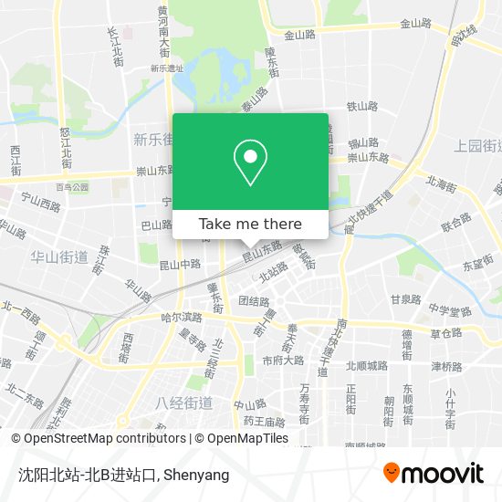 沈阳北站-北B进站口 map