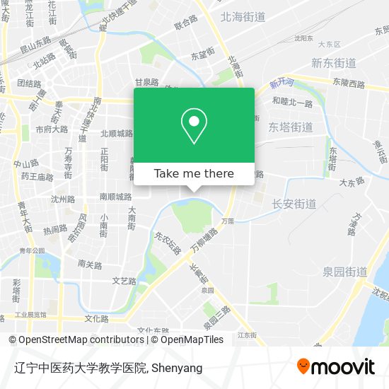 辽宁中医药大学教学医院 map