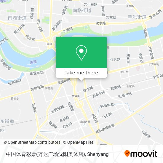 中国体育彩票(万达广场沈阳奥体店) map