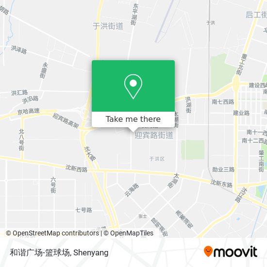和谐广场-篮球场 map