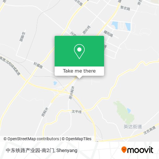 中东铁路产业园-南2门 map