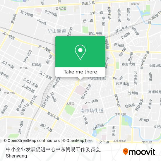 中小企业发展促进中心中东贸易工作委员会 map