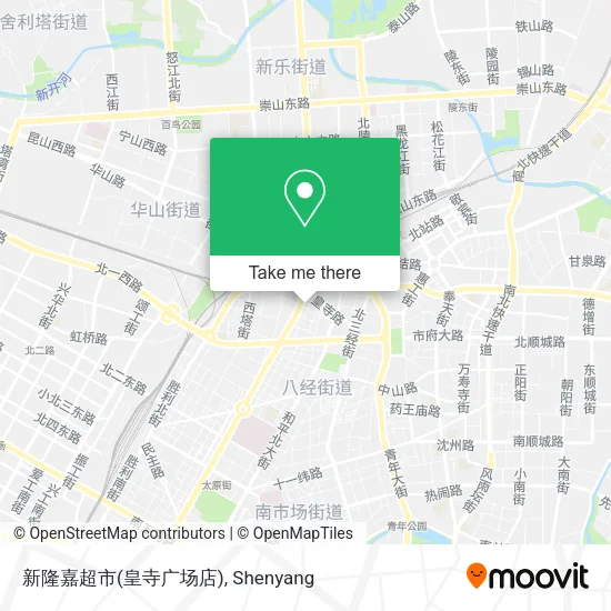 新隆嘉超市(皇寺广场店) map
