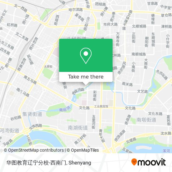 华图教育辽宁分校-西南门 map