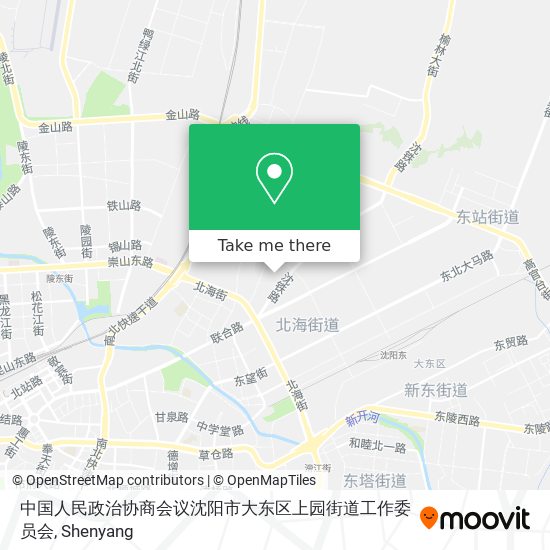 中国人民政治协商会议沈阳市大东区上园街道工作委员会 map