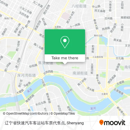 辽宁省快速汽车客运站车票代售点 map