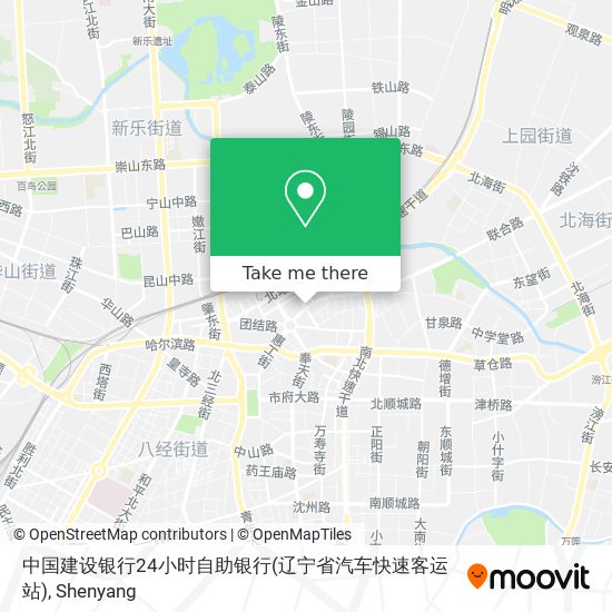 中国建设银行24小时自助银行(辽宁省汽车快速客运站) map