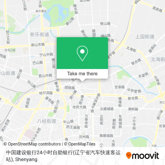 中国建设银行24小时自助银行(辽宁省汽车快速客运站) map