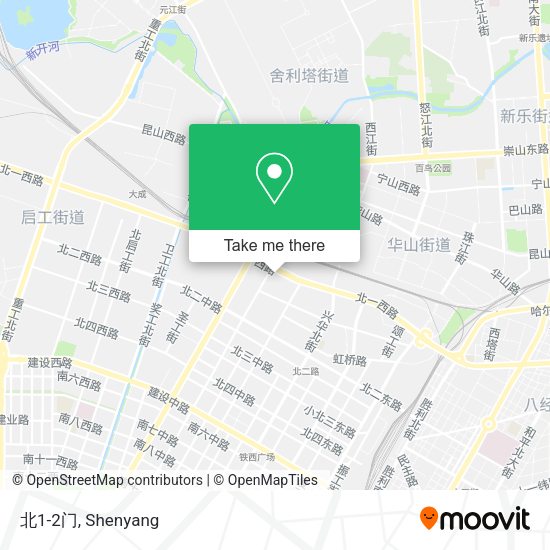 北1-2门 map