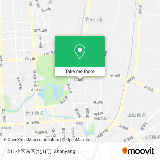 金山小区东区(北1门) map