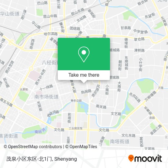 茂泉小区东区-北1门 map