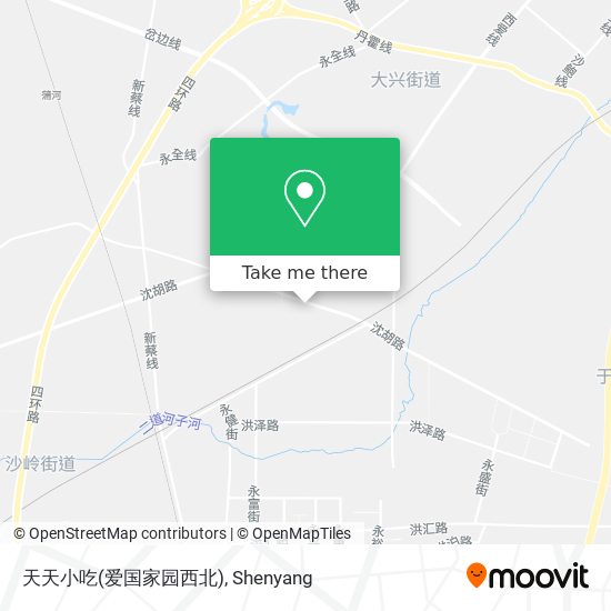 天天小吃(爱国家园西北) map