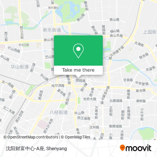 沈阳财富中心-A座 map