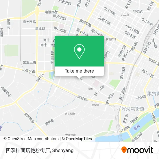 四季抻面店艳粉街店 map