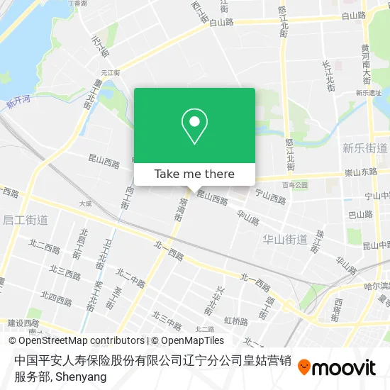 中国平安人寿保险股份有限公司辽宁分公司皇姑营销服务部 map