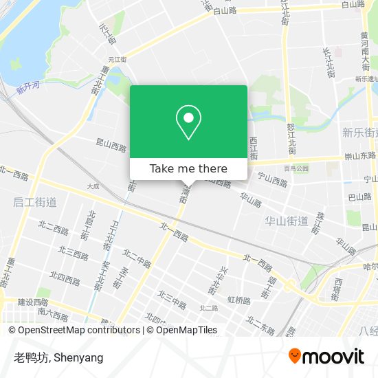 老鸭坊 map