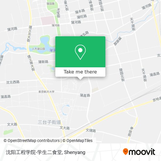 沈阳工程学院-学生二食堂 map