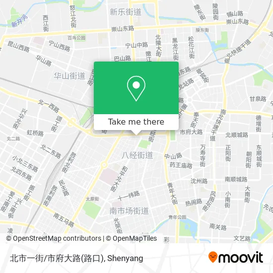 北市一街/市府大路(路口) map