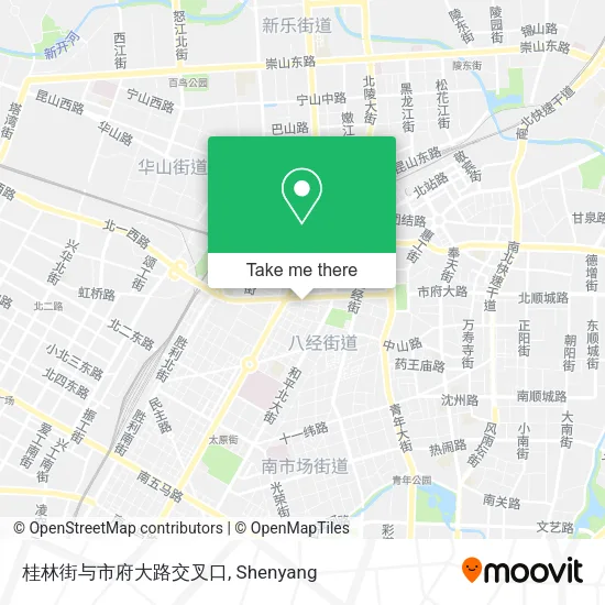 桂林街与市府大路交叉口 map