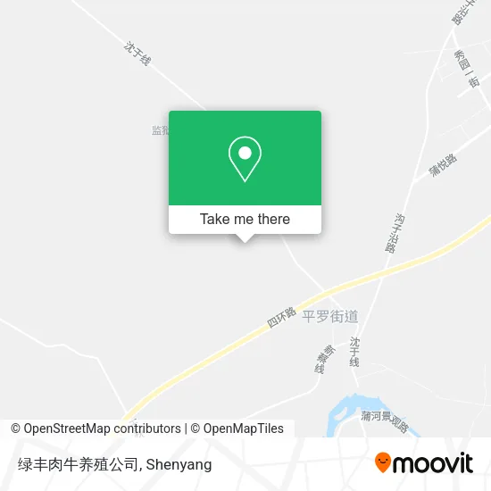 绿丰肉牛养殖公司 map
