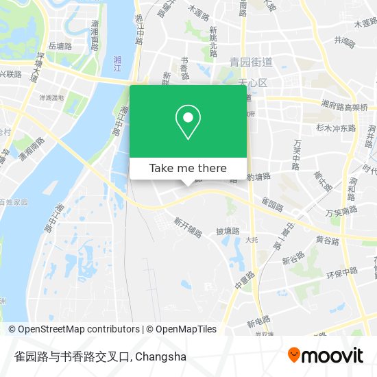 雀园路与书香路交叉口 map