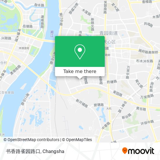 书香路雀园路口 map