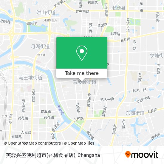 芙蓉兴盛便利超市(香梅食品店) map