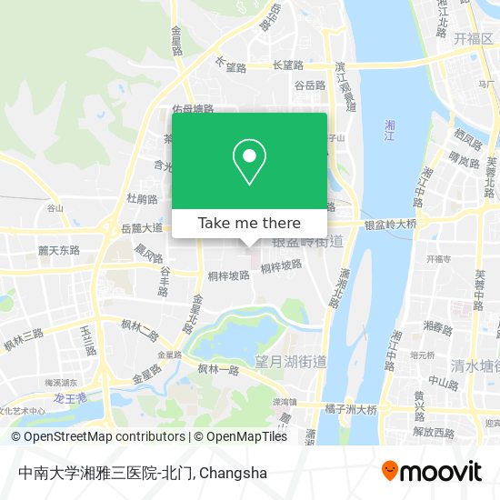 中南大学湘雅三医院-北门 map