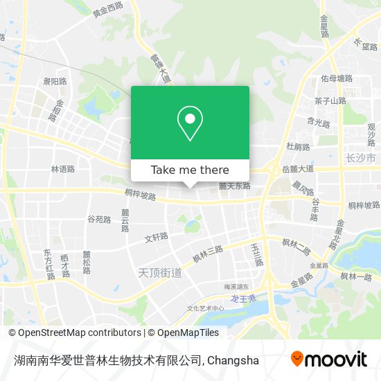 湖南南华爱世普林生物技术有限公司 map